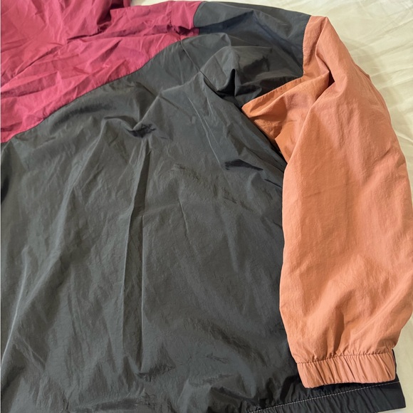 Pink Colorblock Windbreaker Jacket - Picture 5 of 5